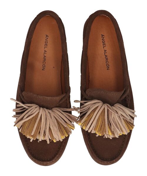 INTER-CHAUSSURES / インター ショシュール フラットシューズ | 【ANGEL ALARCON】スエードフリンジローファー | 詳細10