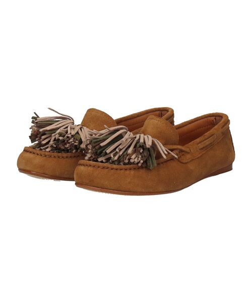 INTER-CHAUSSURES / インター ショシュール フラットシューズ | 【ANGEL ALARCON】スエードフリンジローファー | 詳細16