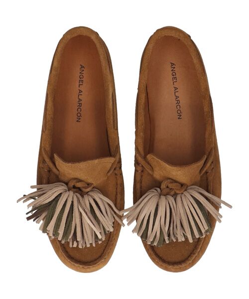 INTER-CHAUSSURES / インター ショシュール フラットシューズ | 【ANGEL ALARCON】スエードフリンジローファー | 詳細16