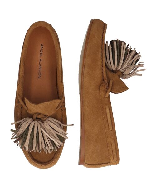 INTER-CHAUSSURES / インター ショシュール フラットシューズ | 【ANGEL ALARCON】スエードフリンジローファー | 詳細18