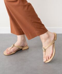 INTER-CHAUSSURES / インター ショシュール サンダル | 【ANGEL ALARCON】メタルオーナメントフラットトングサンダル