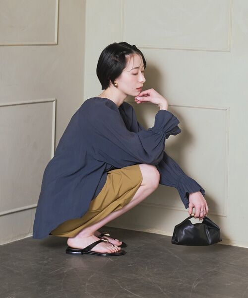 INTER-CHAUSSURES / インター ショシュール サンダル | 【ANGEL ALARCON】メタルオーナメントフラットトングサンダル | 詳細9