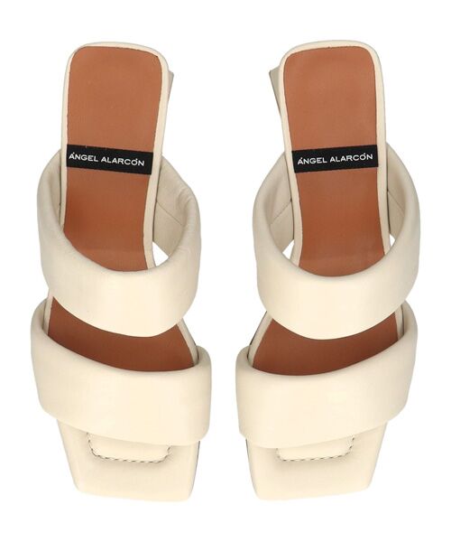 INTER-CHAUSSURES / インター ショシュール サンダル | 【ANGEL ALARCON】スクエアトウパフストラップサンダル | 詳細5