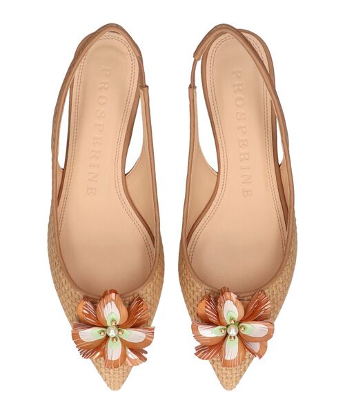 INTER-CHAUSSURES / インター ショシュール パンプス | 【Prosperine】フラワーオーナメントバックバンドパンプス | 詳細4