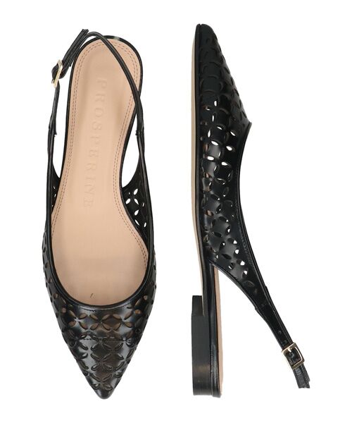 INTER-CHAUSSURES / インター ショシュール パンプス | 【Prosperine】ポインテッドトウパンチングバックバンド | 詳細6