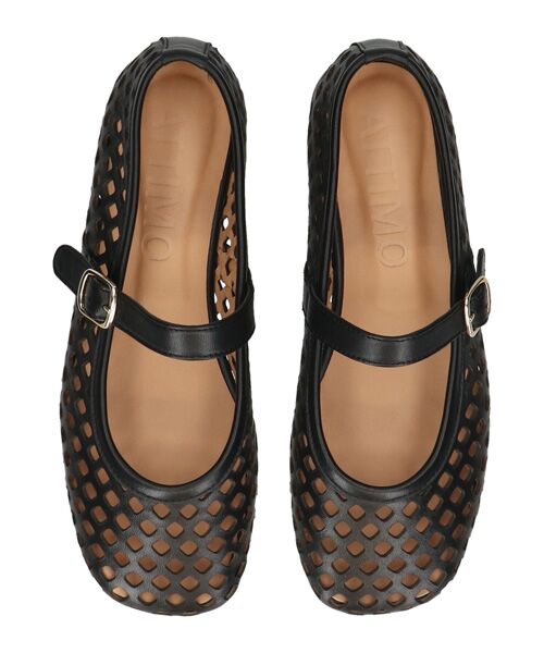 INTER-CHAUSSURES / インター ショシュール フラットシューズ | 【ATTIMO】パンチングレザーメリージェーンシューズ | 詳細4