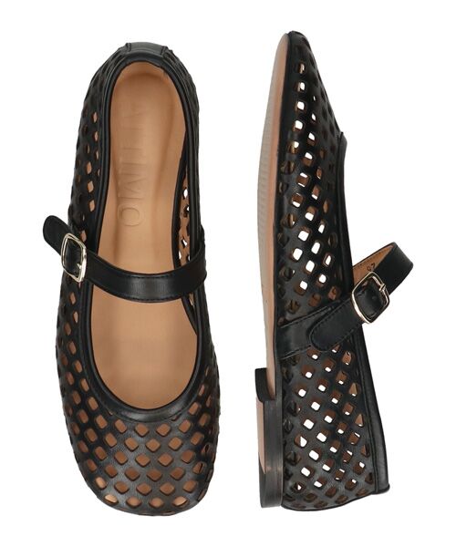 INTER-CHAUSSURES / インター ショシュール フラットシューズ | 【ATTIMO】パンチングレザーメリージェーンシューズ | 詳細6
