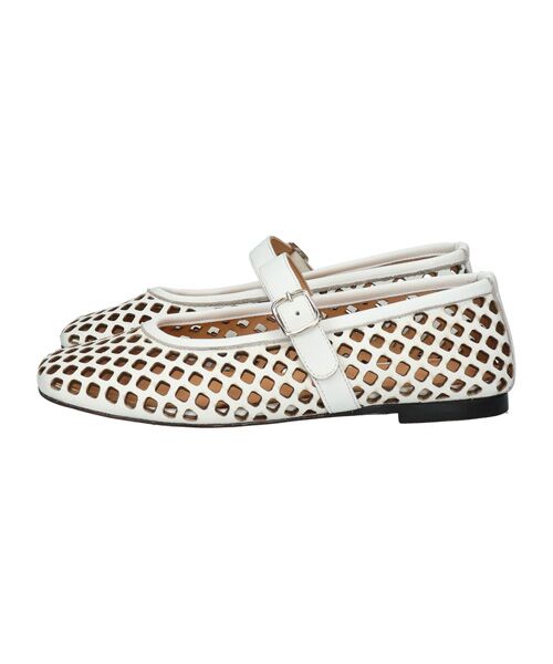 INTER-CHAUSSURES / インター ショシュール フラットシューズ | 【ATTIMO】パンチングレザーメリージェーンシューズ | 詳細7