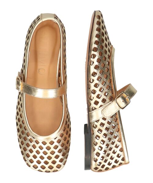 INTER-CHAUSSURES / インター ショシュール フラットシューズ | 【ATTIMO】パンチングレザーメリージェーンシューズ | 詳細18