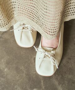 INTER-CHAUSSURES / インター ショシュール フラットシューズ | 【ATTIMO】レースアップバレエシューズ