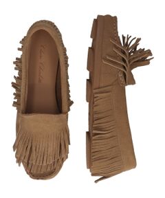 INTER-CHAUSSURES / インター ショシュール フラットシューズ | 【Claire Charlotte】フリンジスエードモカシン