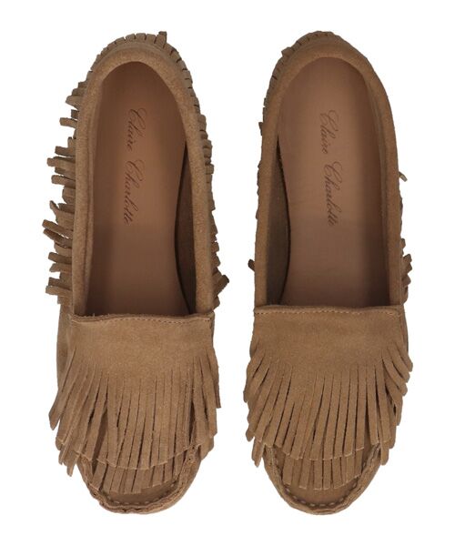 INTER-CHAUSSURES / インター ショシュール フラットシューズ | 【Claire Charlotte】フリンジスエードモカシン | 詳細11