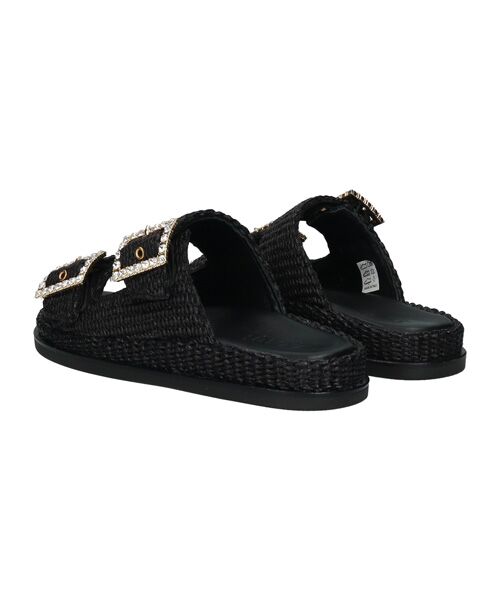 INTER-CHAUSSURES / インター ショシュール サンダル | 【ALBI】ビジューバックルダブルベルトサンダル | 詳細3