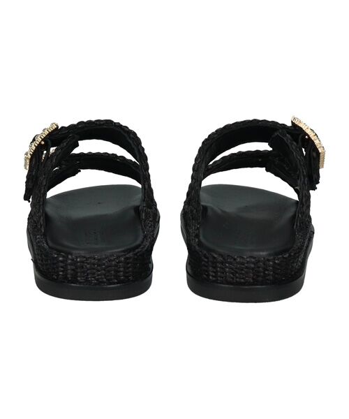 INTER-CHAUSSURES / インター ショシュール サンダル | 【ALBI】ビジューバックルダブルベルトサンダル | 詳細4