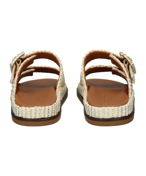 INTER-CHAUSSURES / インター ショシュール サンダル | 【ALBI】ビジューバックルダブルベルトサンダル | 詳細9