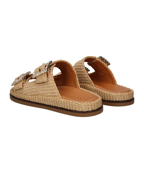 INTER-CHAUSSURES / インター ショシュール サンダル | 【ALBI】ビジューバックルダブルベルトサンダル | 詳細15