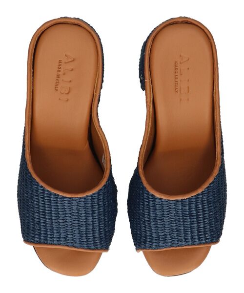 INTER-CHAUSSURES / インター ショシュール サンダル | 【ALBI】ラフィアヒールサボサンダル | 詳細17