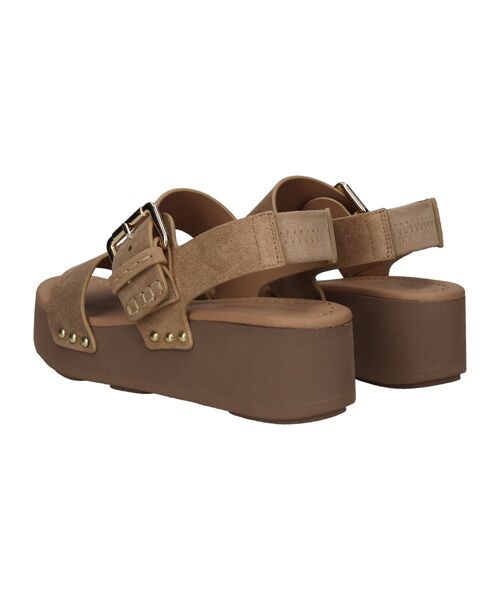 INTER-CHAUSSURES / インター ショシュール サンダル | 【Claire Charlotte】厚底スエードサンダル | 詳細2