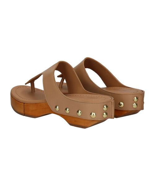 INTER-CHAUSSURES / インター ショシュール サンダル | 【Claire Charlotte】レザートングサボサンダル | 詳細8