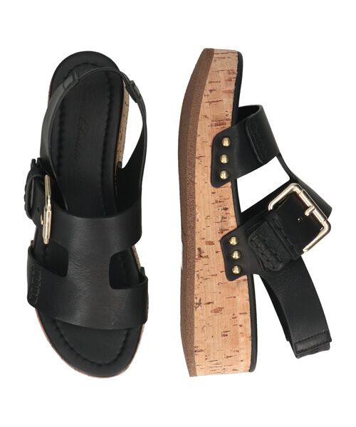 INTER-CHAUSSURES / インター ショシュール サンダル | 【Claire Charlotte】厚底コルクサンダル | 詳細6