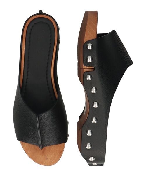 INTER-CHAUSSURES / インター ショシュール サンダル | 【Claire Charlotte】ローヒールサボミュールサンダル | 詳細6