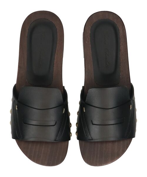 INTER-CHAUSSURES / インター ショシュール サンダル | 【Claire Charlotte】レザースライドサボサンダル | 詳細4