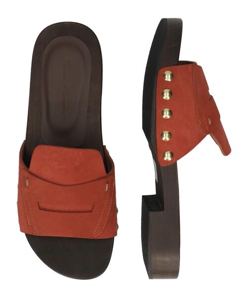 INTER-CHAUSSURES / インター ショシュール サンダル | 【Claire Charlotte】レザースライドサボサンダル | 詳細12