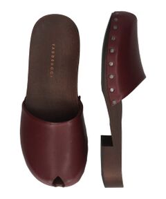 INTER-CHAUSSURES / インター ショシュール サンダル | 【GIULIA TADDEUCCI】ピープトウサボミュール