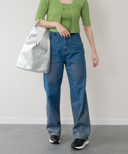 INTER-CHAUSSURES / インター ショシュール スニーカー | 【NeroGiardini】ラインストーンダッドスニーカー | 詳細9