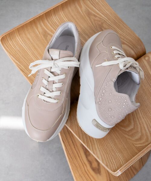 INTER-CHAUSSURES / インター ショシュール スニーカー | 【NeroGiardini】ラインストーンダッドスニーカー | 詳細16