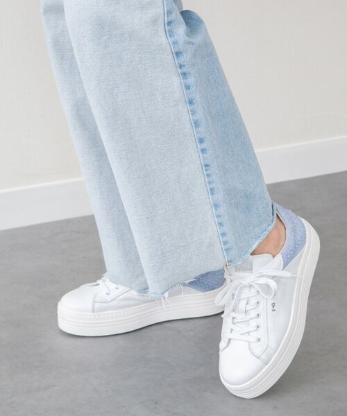 INTER-CHAUSSURES / インター ショシュール スニーカー | 【NeroGiardini】ラインストーン厚底スニーカー | 詳細8