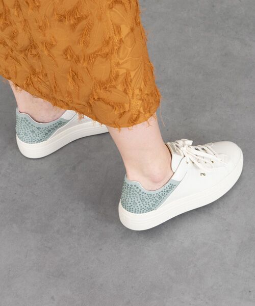 INTER-CHAUSSURES / インター ショシュール スニーカー | 【NeroGiardini】ラインストーン厚底スニーカー | 詳細17