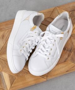 INTER-CHAUSSURES / インター ショシュール スニーカー | 【NeroGiardini】サイドジップパンチングレザースニーカー