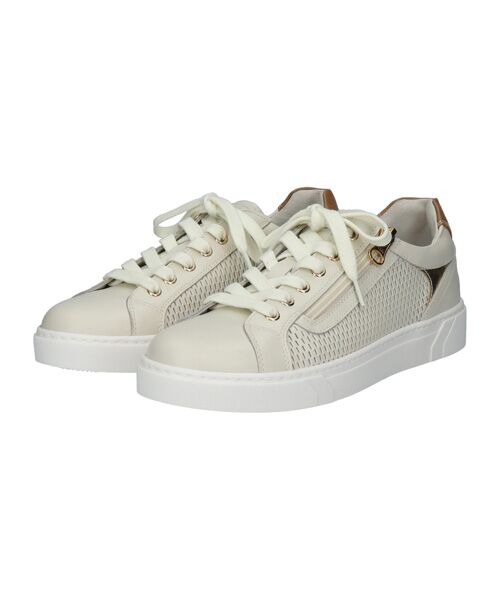 INTER-CHAUSSURES / インター ショシュール スニーカー | 【NeroGiardini】サイドジップパンチングレザースニーカー | 詳細10