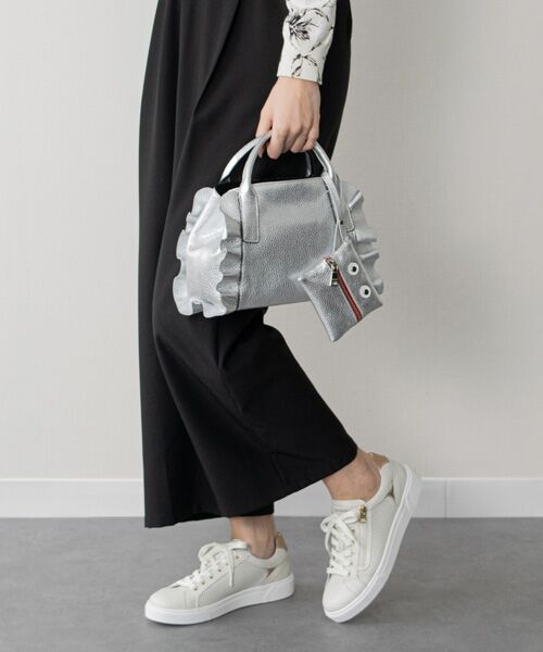 INTER-CHAUSSURES / インター ショシュール スニーカー | 【NeroGiardini】サイドジップパンチングレザースニーカー | 詳細18