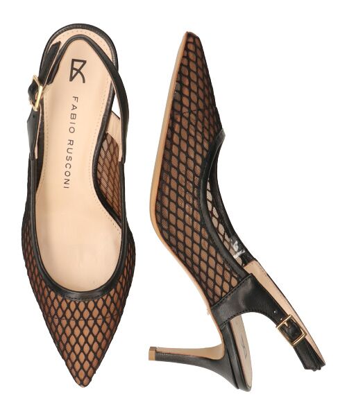 INTER-CHAUSSURES / インター ショシュール パンプス | 【FABIO RUSCONI】チュールネットレイヤードバックバンド | 詳細7