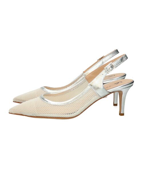 INTER-CHAUSSURES / インター ショシュール パンプス | 【FABIO RUSCONI】チュールネットレイヤードバックバンド | 詳細11