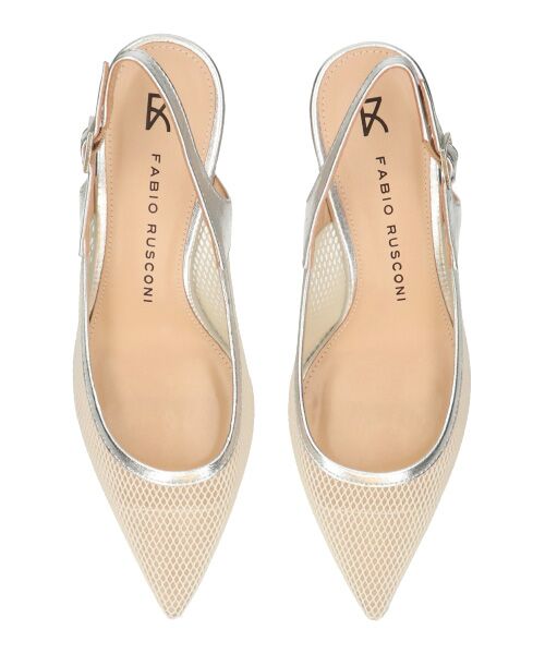 INTER-CHAUSSURES / インター ショシュール パンプス | 【FABIO RUSCONI】チュールネットレイヤードバックバンド | 詳細14