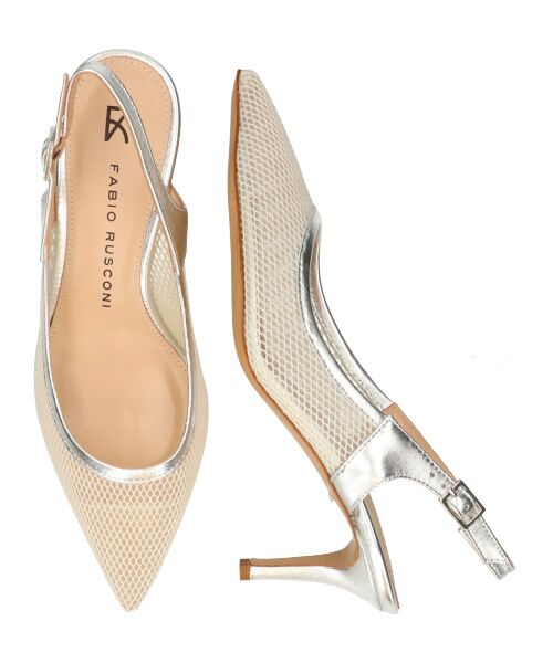 INTER-CHAUSSURES / インター ショシュール パンプス | 【FABIO RUSCONI】チュールネットレイヤードバックバンド | 詳細16