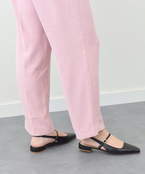 INTER-CHAUSSURES / インター ショシュール パンプス | 【FABIO RUSCONI】スクエアトウワンストラップバックバンド | 詳細8