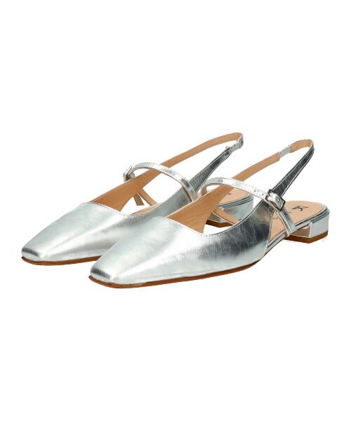 INTER-CHAUSSURES / インター ショシュール パンプス | 【FABIO RUSCONI】スクエアトウワンストラップバックバンド | 詳細10