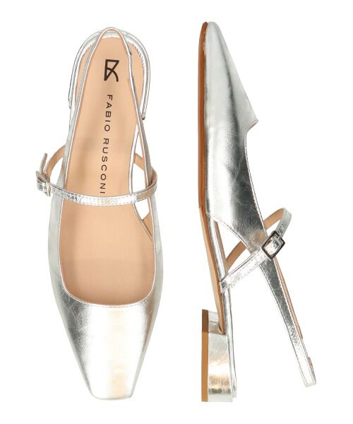 INTER-CHAUSSURES / インター ショシュール パンプス | 【FABIO RUSCONI】スクエアトウワンストラップバックバンド | 詳細16