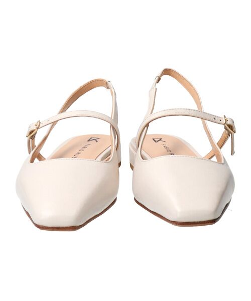 INTER-CHAUSSURES / インター ショシュール パンプス | 【FABIO RUSCONI】スクエアトウワンストラップバックバンド | 詳細1