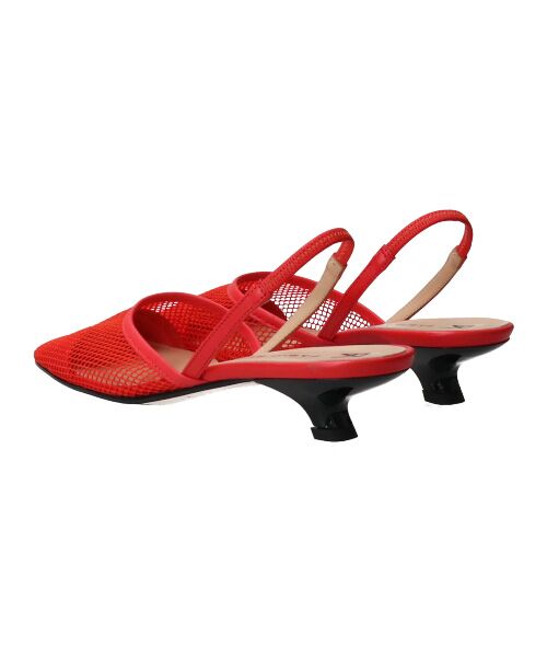 INTER-CHAUSSURES / インター ショシュール パンプス | 【FABIO RUSCONI】スクエアトウネットバックバンドパンプス | 詳細3