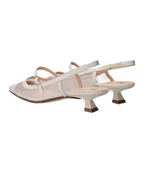 INTER-CHAUSSURES / インター ショシュール パンプス | 【FABIO RUSCONI】ワンストラップネットバックバンドパンプス | 詳細12