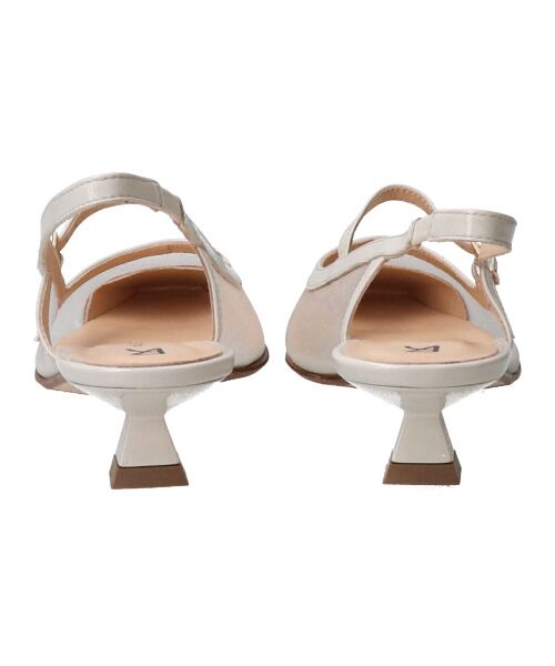 INTER-CHAUSSURES / インター ショシュール パンプス | 【FABIO RUSCONI】ワンストラップネットバックバンドパンプス | 詳細13