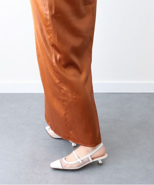 INTER-CHAUSSURES / インター ショシュール パンプス | 【FABIO RUSCONI】ワンストラップネットバックバンドパンプス | 詳細17