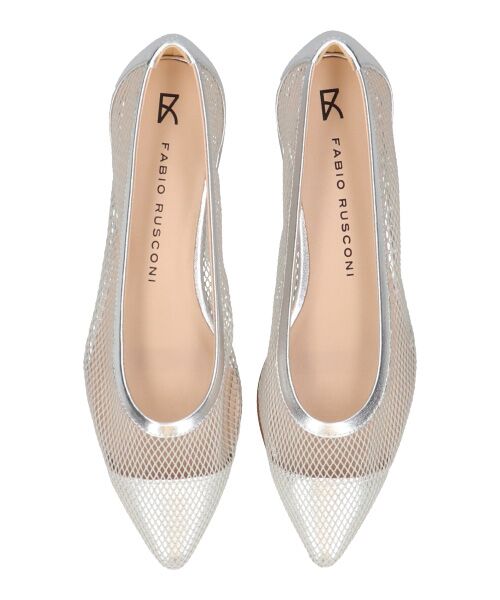 INTER-CHAUSSURES / インター ショシュール パンプス | 【FABIO RUSCONI】ポインテッドトウローヒールネットパンプス | 詳細14