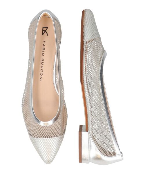 INTER-CHAUSSURES / インター ショシュール パンプス | 【FABIO RUSCONI】ポインテッドトウローヒールネットパンプス | 詳細16