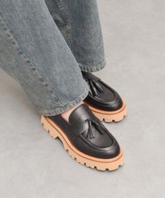 INTER-CHAUSSURES / インター ショシュール ビジネス・ドレスシューズ | 【FABIO RUSCONI】ラウンドトウ厚底タッセルローファー